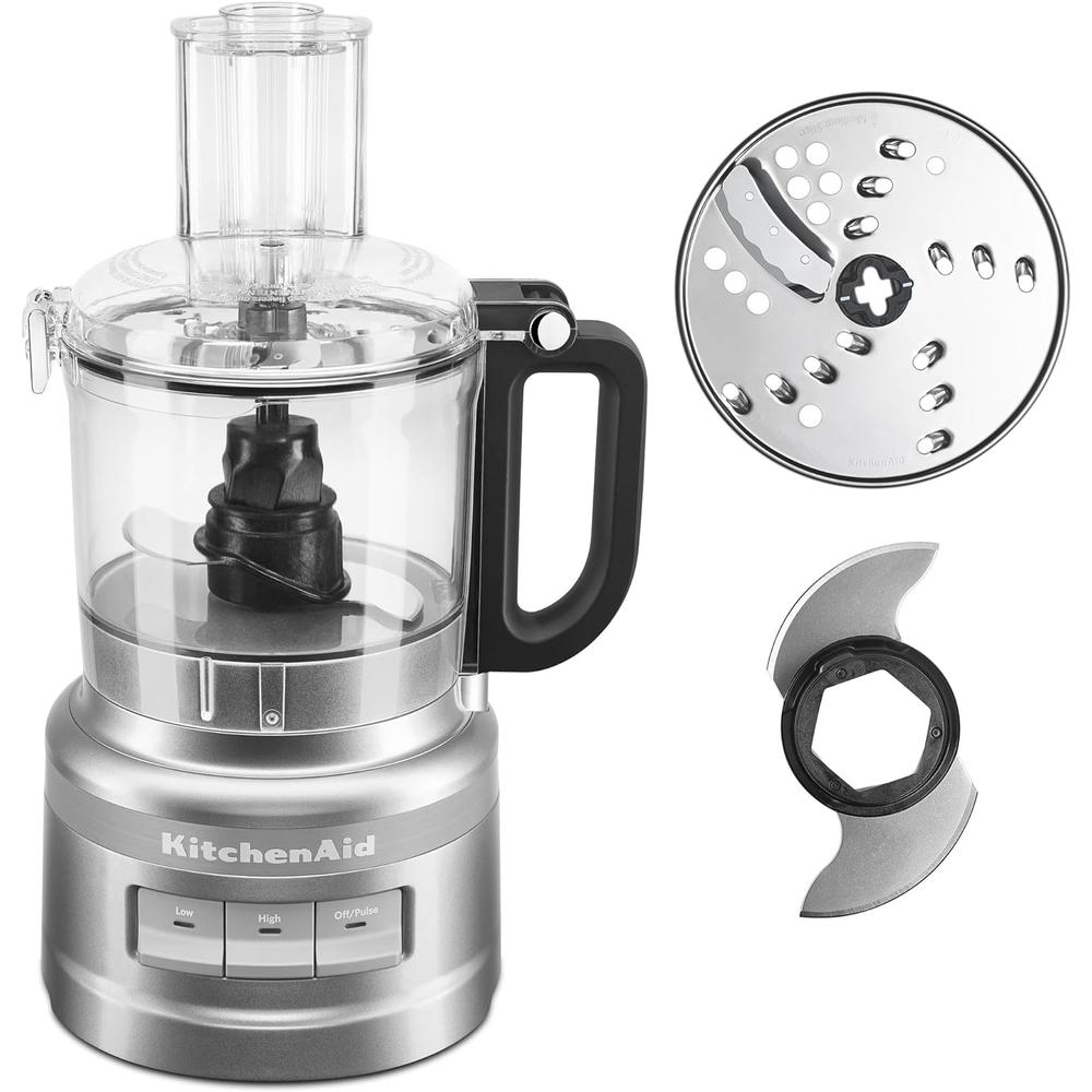 KitchenAid KFP0718, procesador de alimentos 7 qt / 6.6 L | Gris