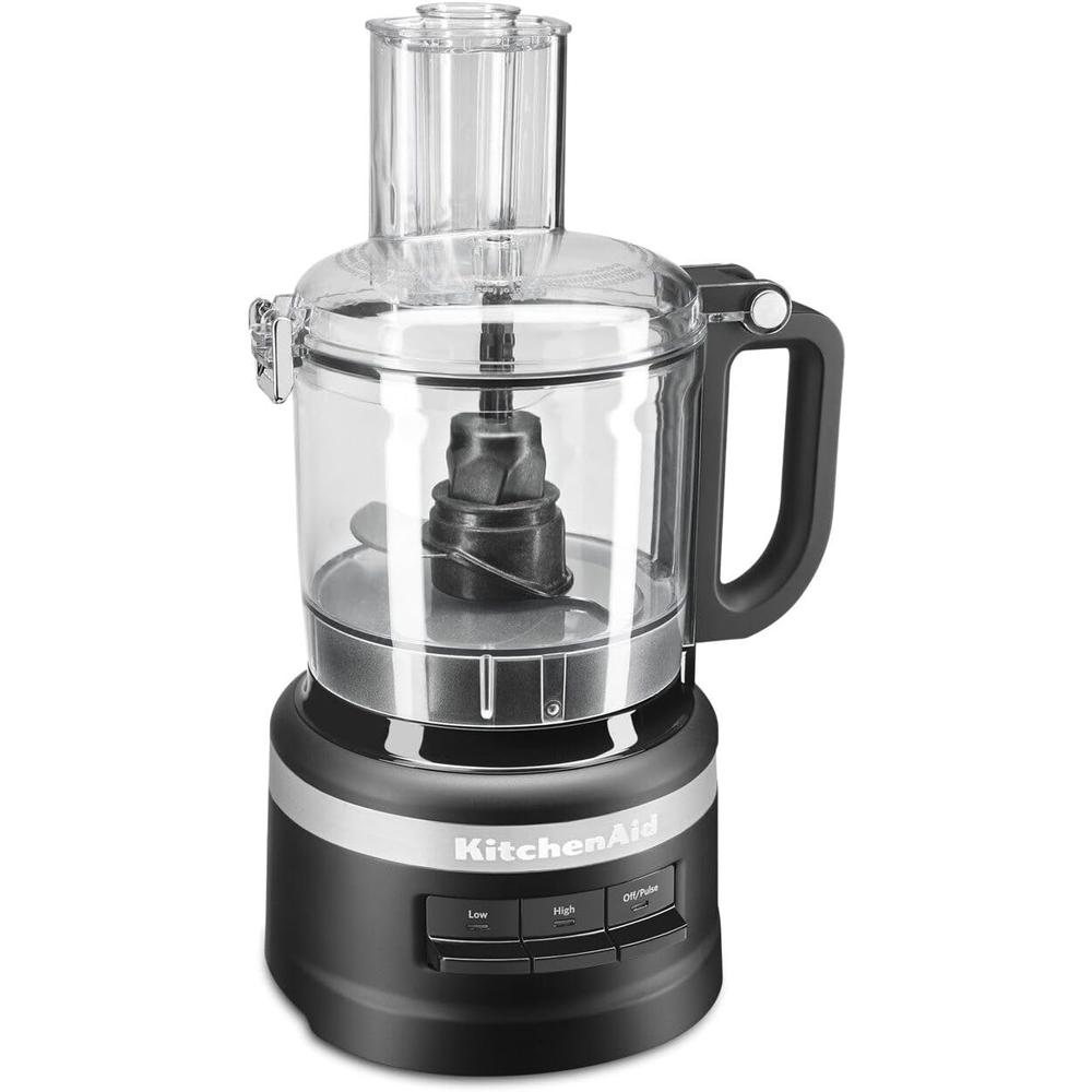 KitchenAid KFP0718, procesador de alimentos 7 qt / 6.6 L | Negro