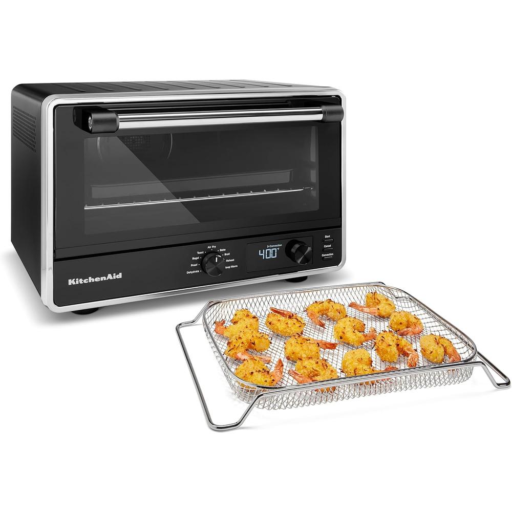 KitchenAid KCO124BM, horno de aire digital de encimera | Negro mate